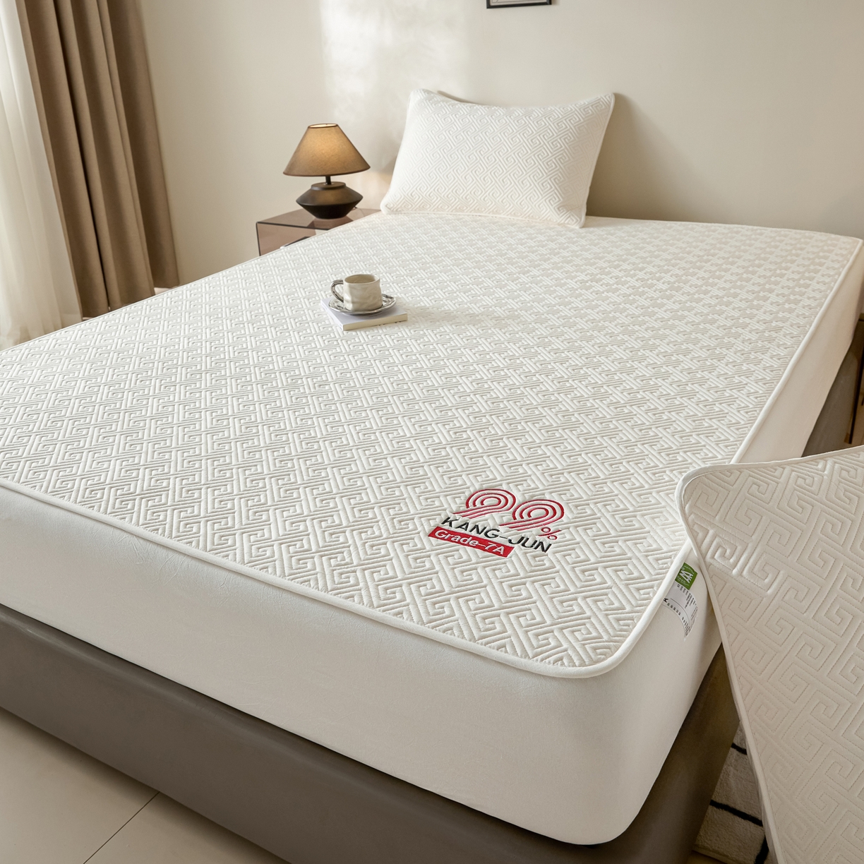 91家纺网 家纺一手货源 找家纺 （总）芬晴家纺 2025新款久久全棉棉花床笠