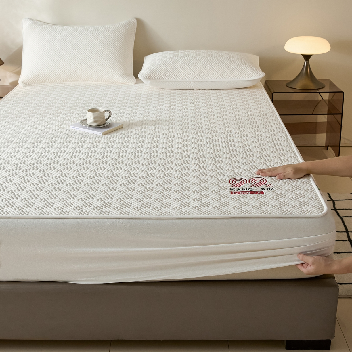 91家纺网 家纺一手货源 找家纺 （总）芬晴家纺 2025新款久久全棉棉花床笠