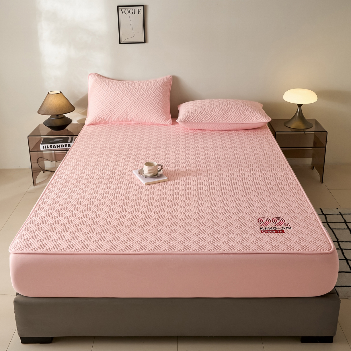 91家纺网 家纺一手货源 找家纺 （总）芬晴家纺 2025新款久久全棉棉花床笠