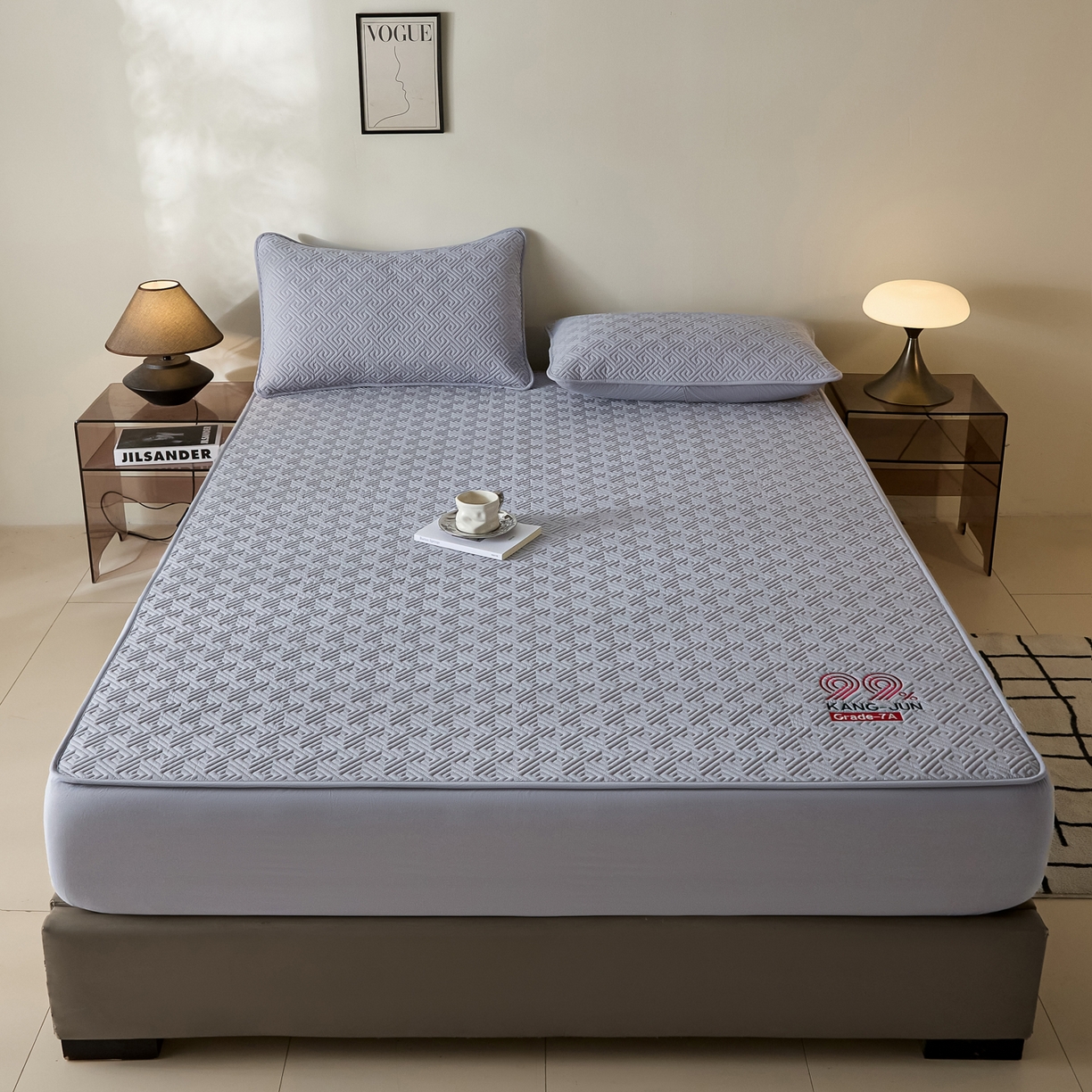 91家纺网 家纺一手货源 找家纺 （总）芬晴家纺 2025新款久久全棉棉花床笠