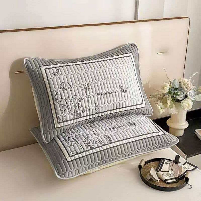 91家纺网 家纺一手货源 找家纺 （总）万聚凯 2025新款凉感丝夹棉枕套外贸定制