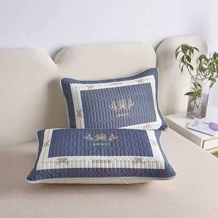 91家纺网 家纺一手货源 找家纺 （总）万聚凯 2025新款凉感丝夹棉枕套外贸定制