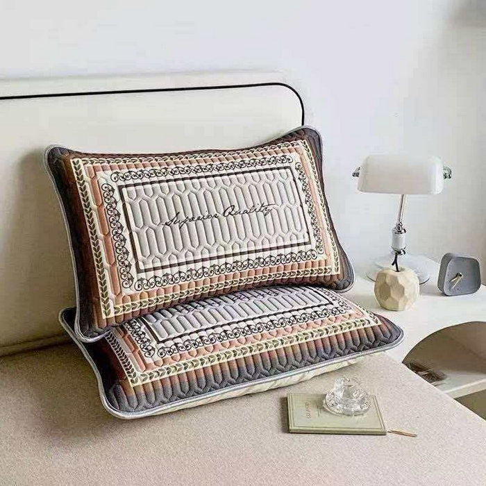 91家纺网 家纺一手货源 找家纺 （总）万聚凯 2025新款凉感丝夹棉枕套外贸定制