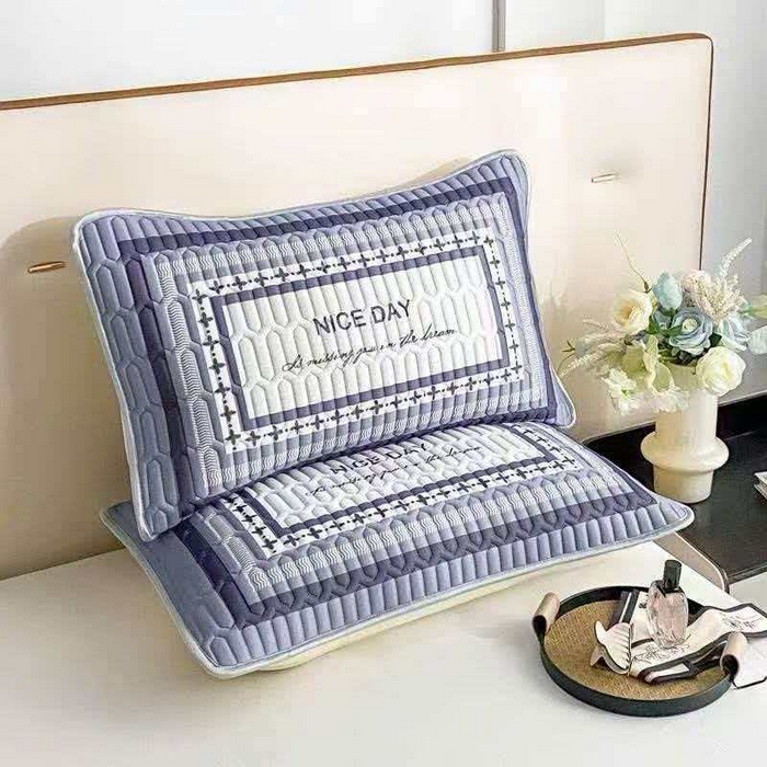 91家纺网 家纺一手货源 找家纺 （总）万聚凯 2025新款凉感丝夹棉枕套外贸定制