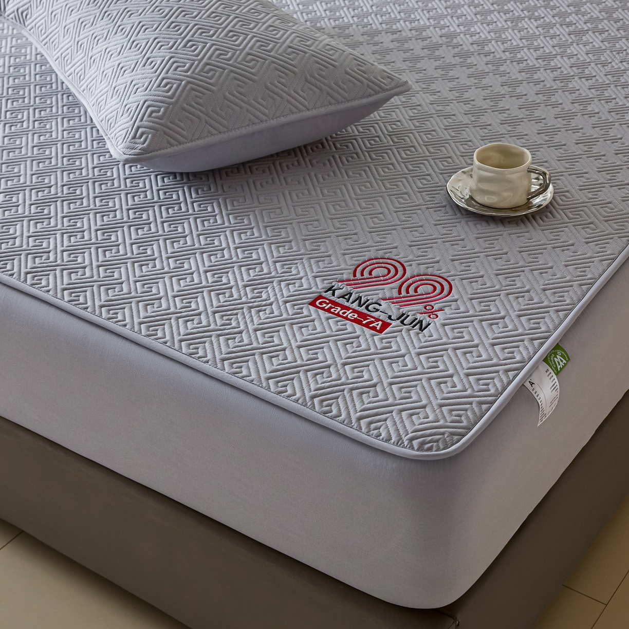 91家纺网 家纺一手货源 找家纺 芬晴家纺 2025新款久久全棉棉花床笠 99-星灰