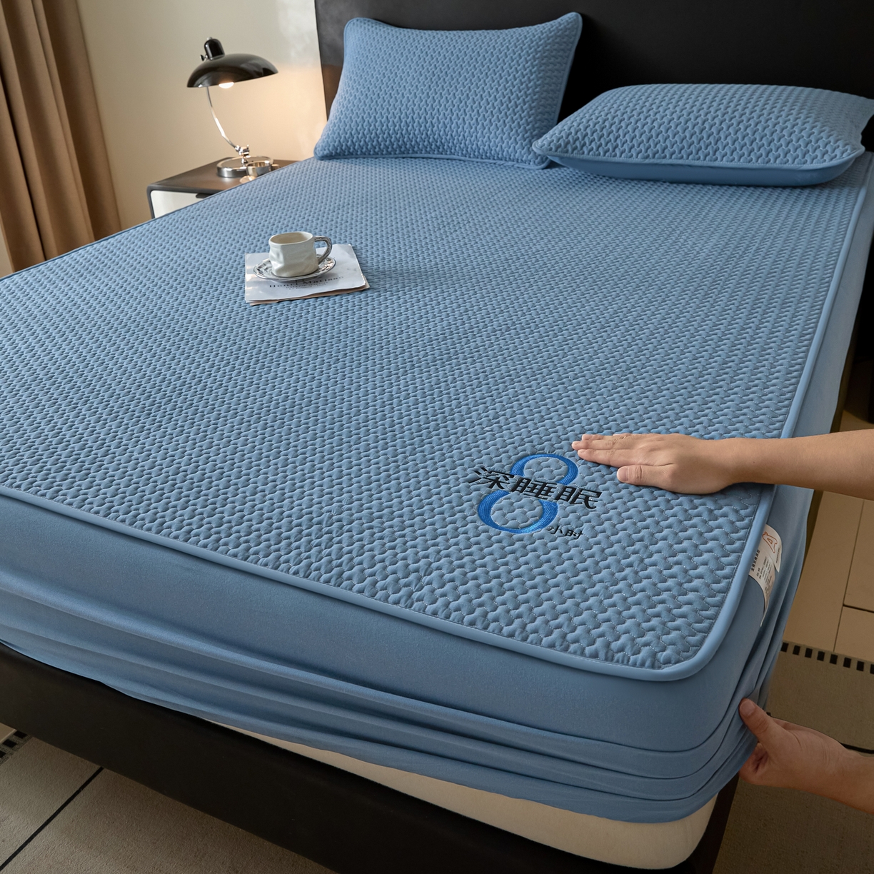 91家纺网 家纺一手货源 找家纺 （总）芬晴家纺 2025新款深睡眠棉花全棉床笠