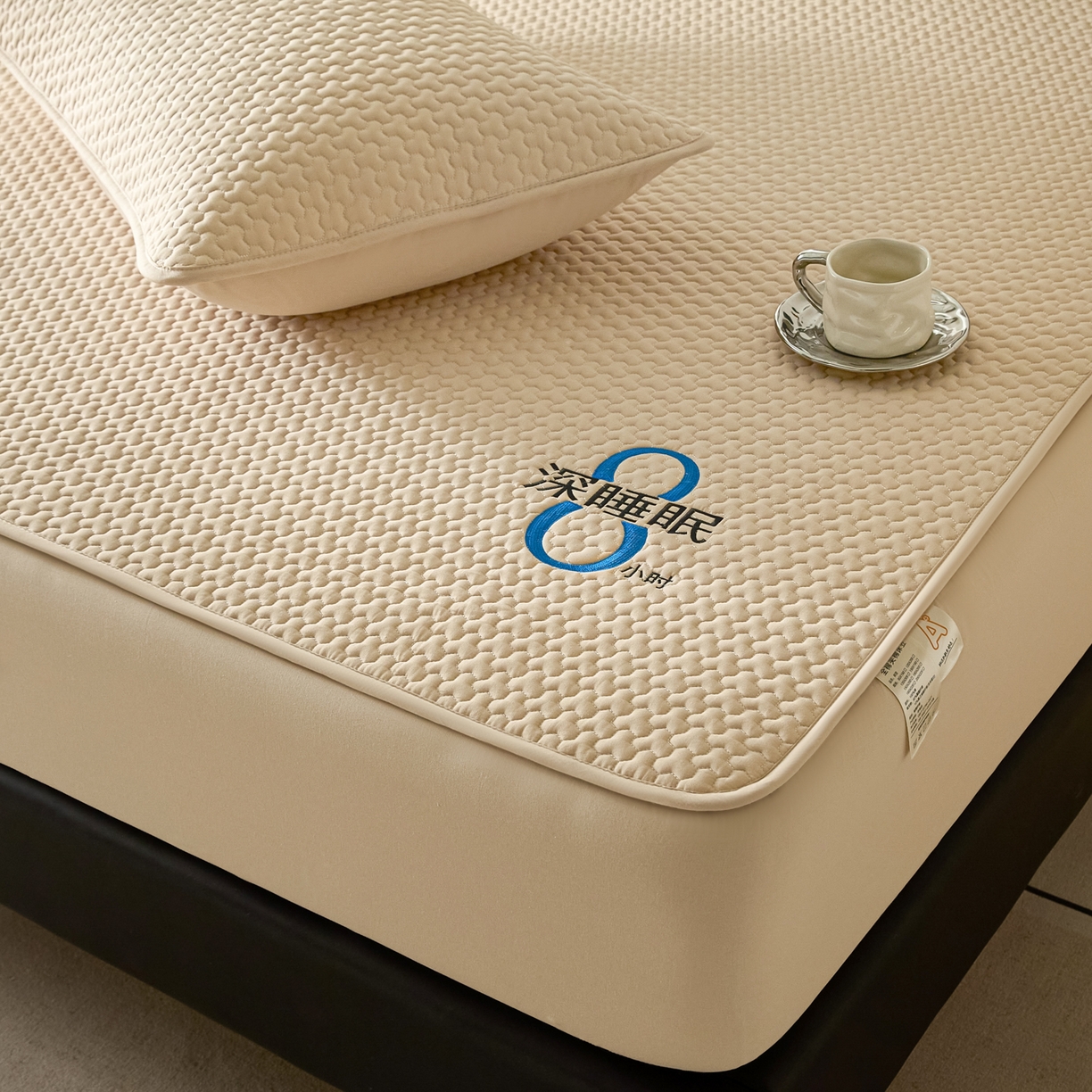 91家纺网 家纺一手货源 找家纺 芬晴家纺 2025新款深睡眠棉花全棉床笠 深睡眠-浅卡