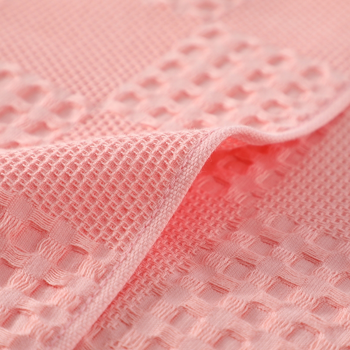 91家纺网 家纺一手货源 找家纺 娇兰毛巾 2025新款7A抗菌A类全棉纱布枕巾 艾格粉