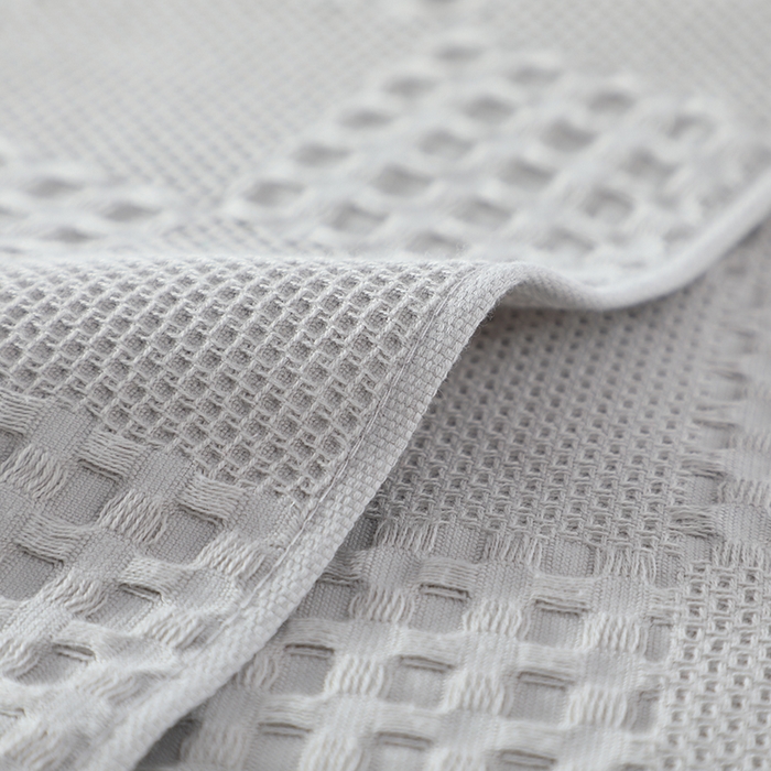 91家纺网 家纺一手货源 找家纺 娇兰毛巾 2025新款7A抗菌A类全棉纱布枕巾 艾格灰