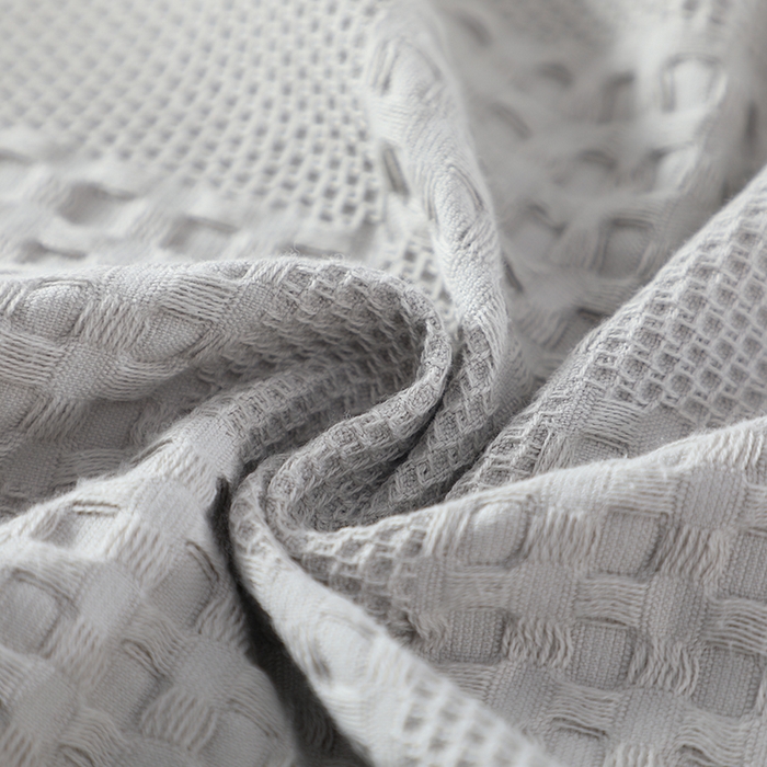 91家纺网 家纺一手货源 找家纺 娇兰毛巾 2025新款7A抗菌A类全棉纱布枕巾 艾格灰