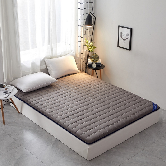 91家纺网 家纺一手货源 找家纺 浩宇家纺 2025新款全棉床垫0.9米学生宿舍1.2单人1.5米垫子飘窗垫家用双人1.8米 深灰