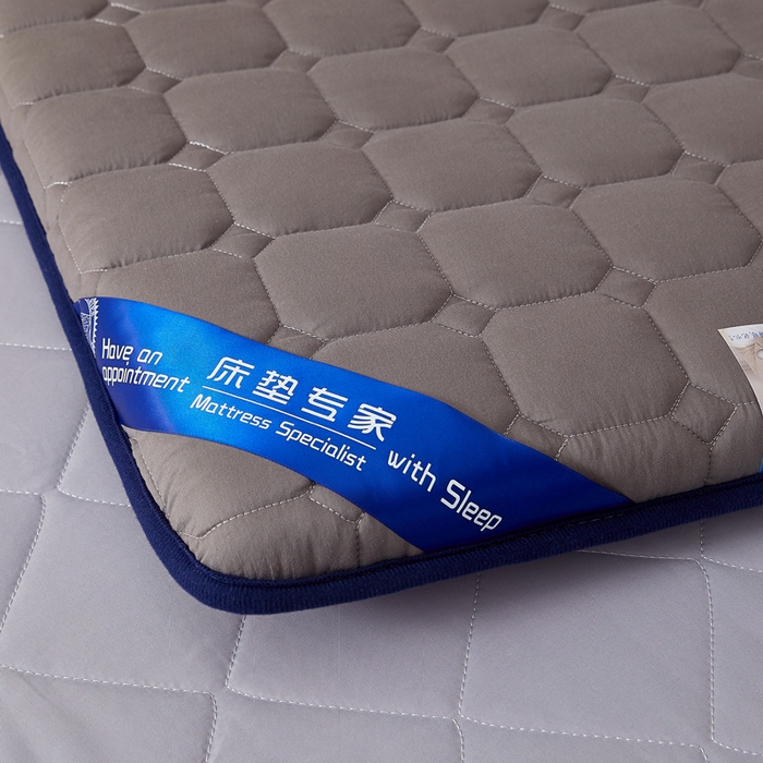 91家纺网 家纺一手货源 找家纺 浩宇家纺 2025新款全棉床垫0.9米学生宿舍1.2单人1.5米垫子飘窗垫家用双人1.8米 深灰