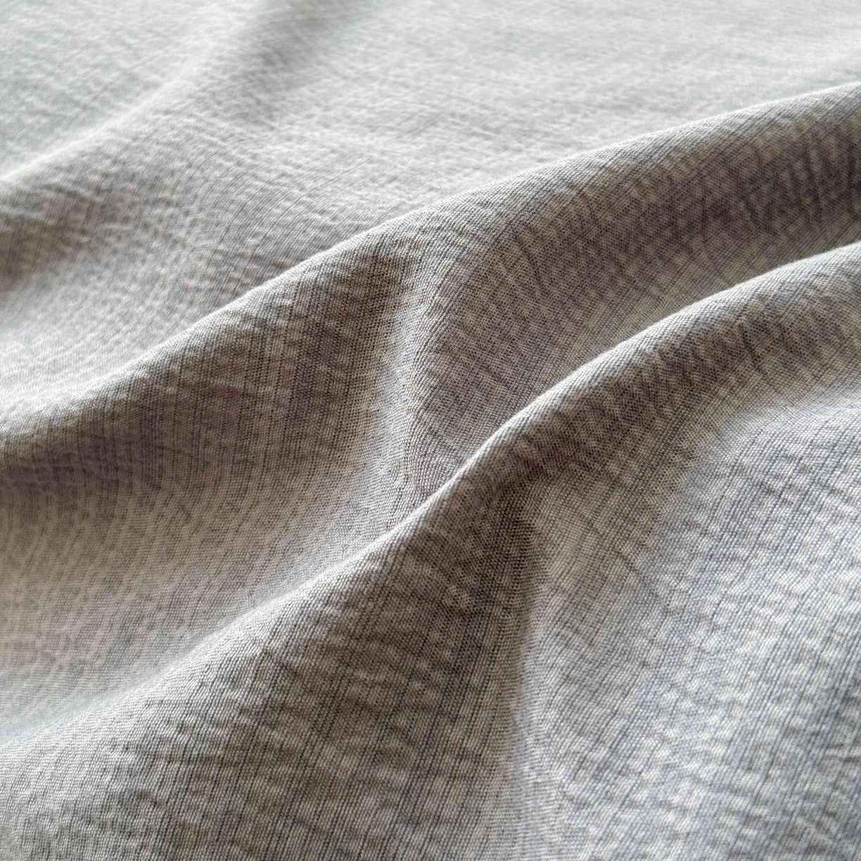 91家纺网 家纺一手货源 找家纺 富阿娜家纺 2025新款120克超柔云朵棉双层纱床笠三件套 云朵深灰