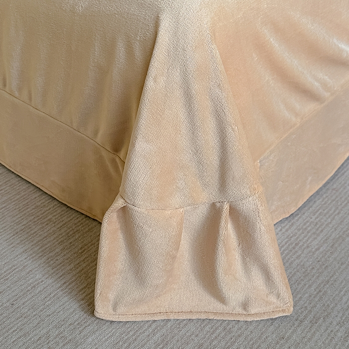 91家纺网 家纺一手货源 找家纺 莱越家纺 2025新款牛奶雕花绒四件套 椰树风情