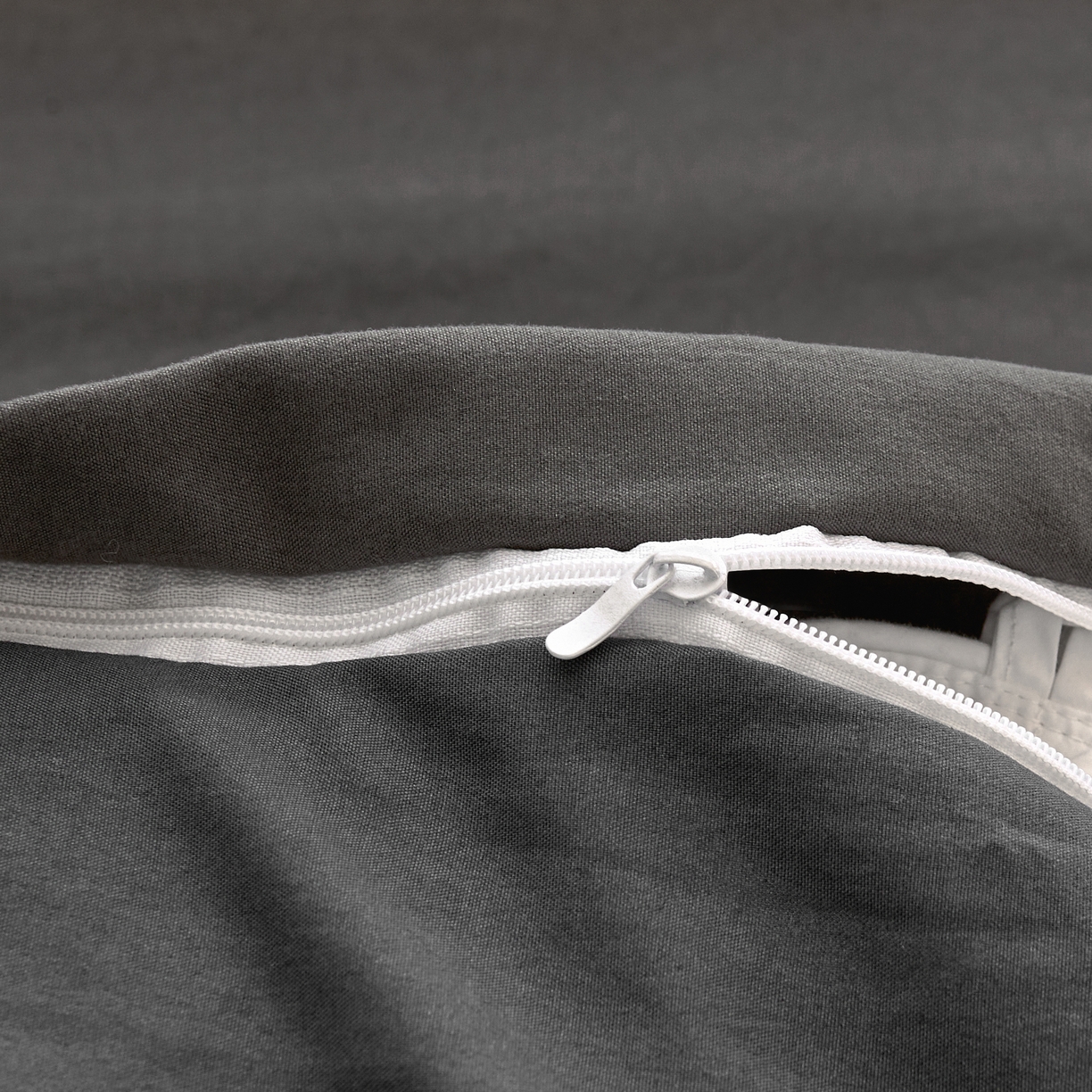 91家纺网 家纺一手货源 找家纺 简冠 2022新款亲肤棉直播纯色四件套 索菲利亚-灰色