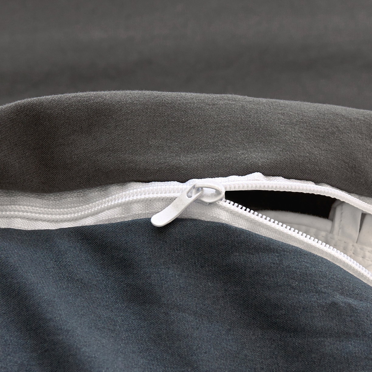 91家纺网 家纺一手货源 找家纺 简冠 2022新款亲肤棉直播纯色四件套 索菲利亚-灰色-灰蓝