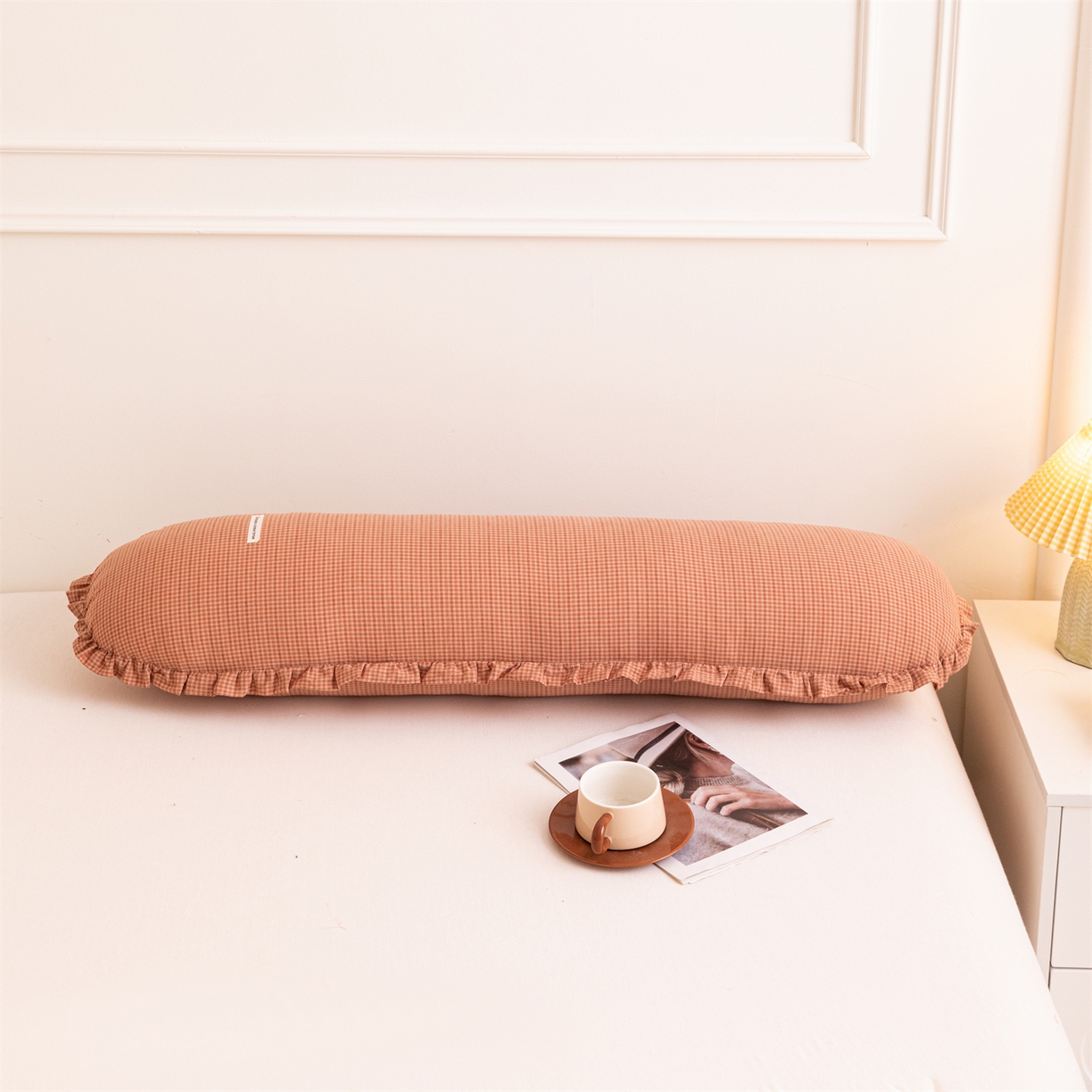 91家纺网 家纺一手货源 找家纺 卓昌枕芯 2025新款全棉糖果抱枕月亮抱枕可拆洗加内胆 糖果-红