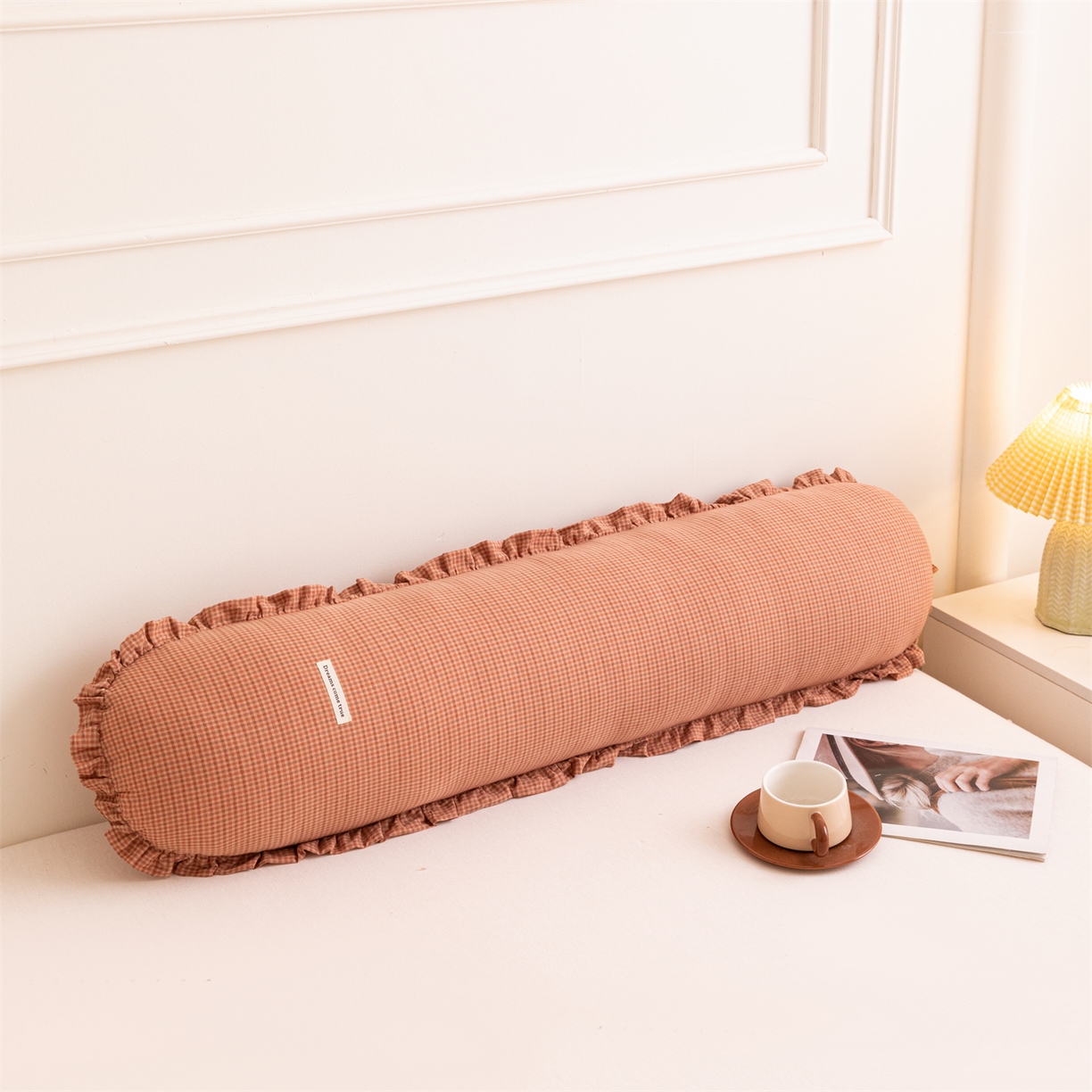 91家纺网 家纺一手货源 找家纺 卓昌枕芯 2025新款全棉糖果抱枕月亮抱枕可拆洗加内胆 糖果-红