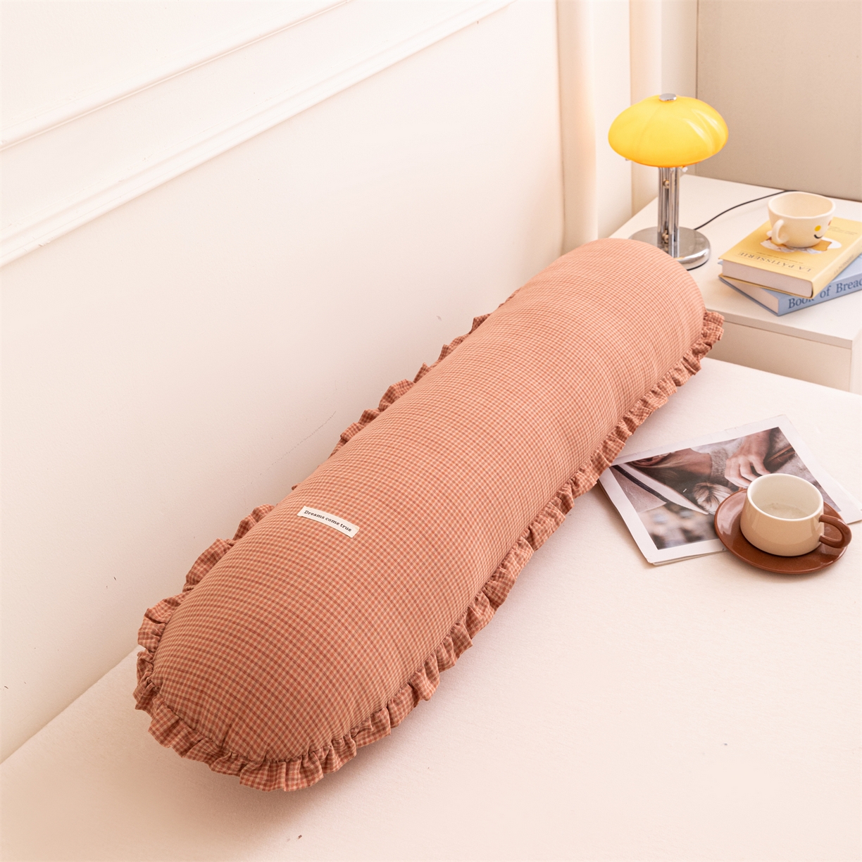 91家纺网 家纺一手货源 找家纺 卓昌枕芯 2025新款全棉糖果抱枕月亮抱枕可拆洗加内胆 糖果-红