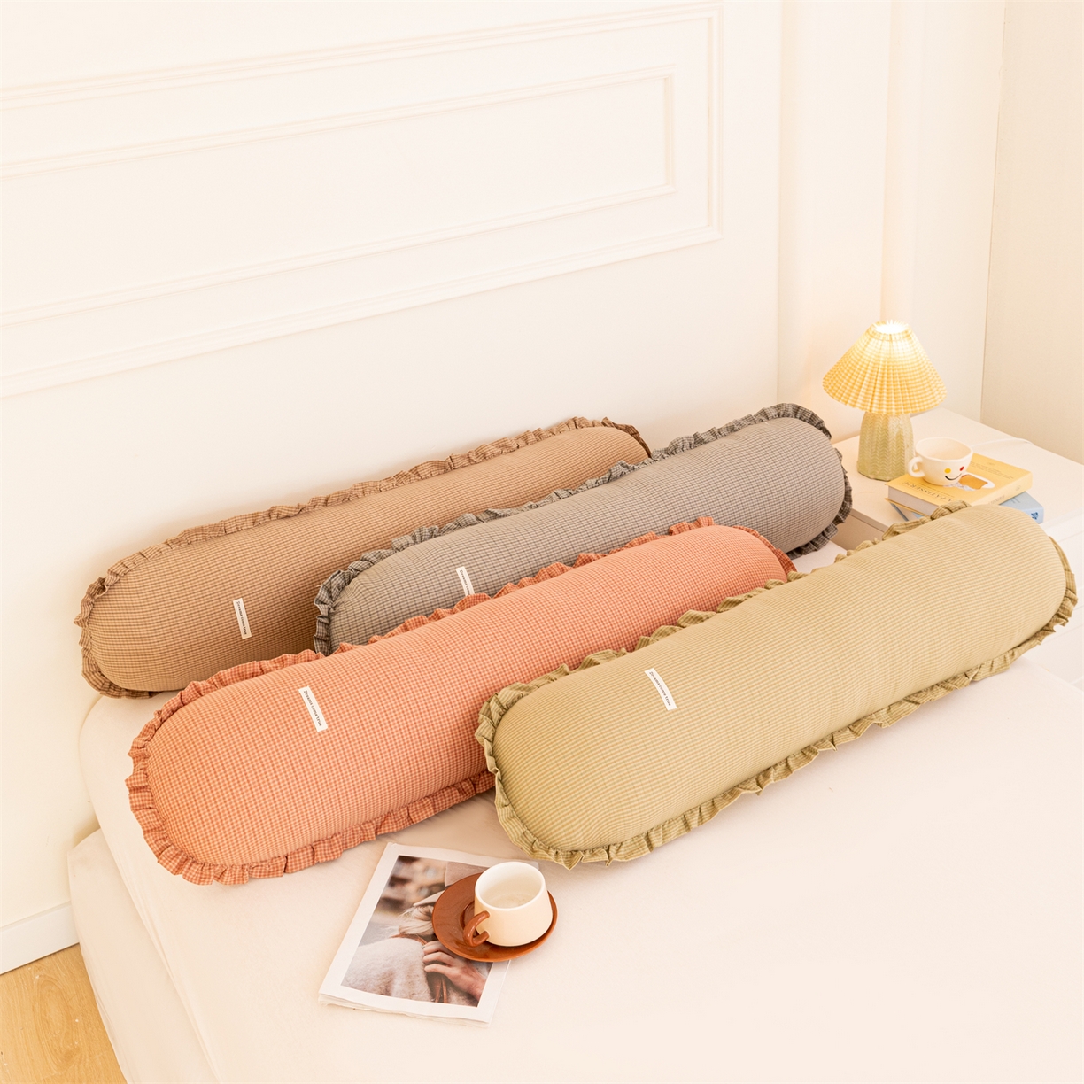 91家纺网 家纺一手货源 找家纺 卓昌枕芯 2025新款全棉糖果抱枕月亮抱枕可拆洗加内胆 组合图