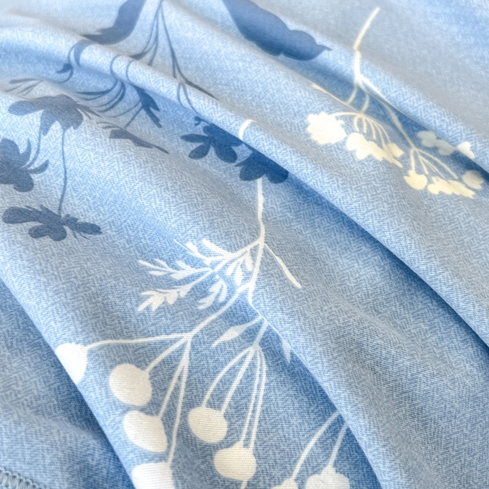 91家纺网 家纺一手货源 找家纺 凌鼎 2025新款喷气加厚磨毛四件套系列1 春恋序曲兰