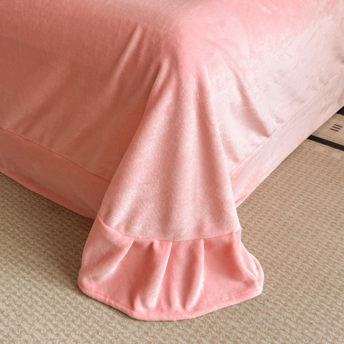 91家纺网 家纺一手货源 找家纺 （总）畅畅家纺 2025新款牛奶绒大版贴布绣四件套