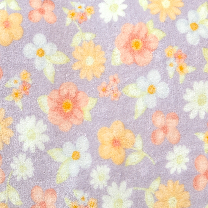 91家纺网 家纺一手货源 找家纺 艾裙海 2025新款蕾丝边牛奶绒床盖三件套 花漾-紫