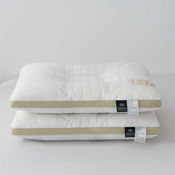 91家纺网 家纺一手货源 找家纺 （总）羽凡居 2025新款牛奶蛋白枕 枕头枕芯