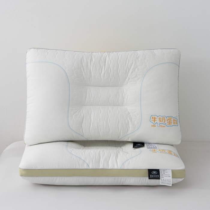 91家纺网 家纺一手货源 找家纺 （总）羽凡居 2025新款牛奶蛋白枕 枕头枕芯