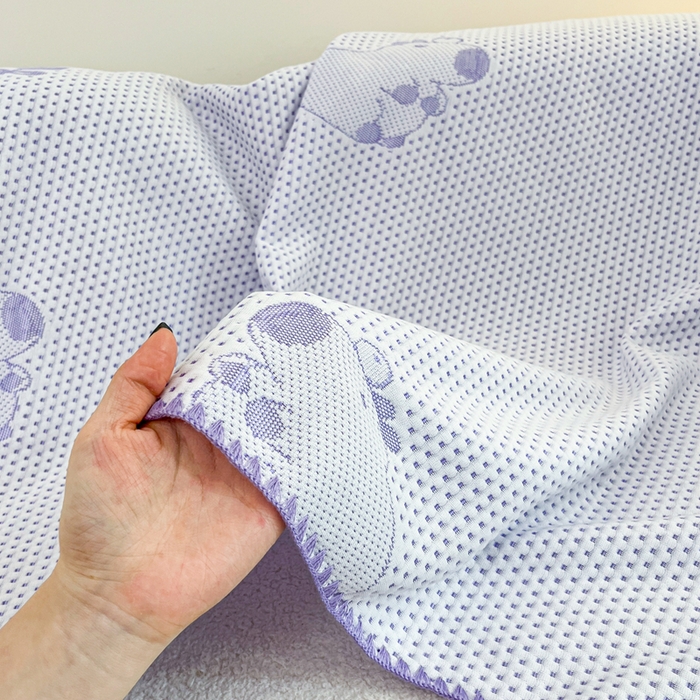 91家纺网 家纺一手货源 找家纺 2026新款凉感午休毯午睡毯毯子 卡巴巴拉紫