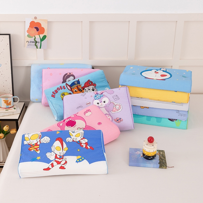 91家纺网 家纺一手货源 找家纺 七夜居 2026新款开学季儿童纯棉记忆棉枕芯全棉可拆洗学生宿舍枕头幼儿园宝宝枕 枕头枕芯 组合图仅供展示不可下单