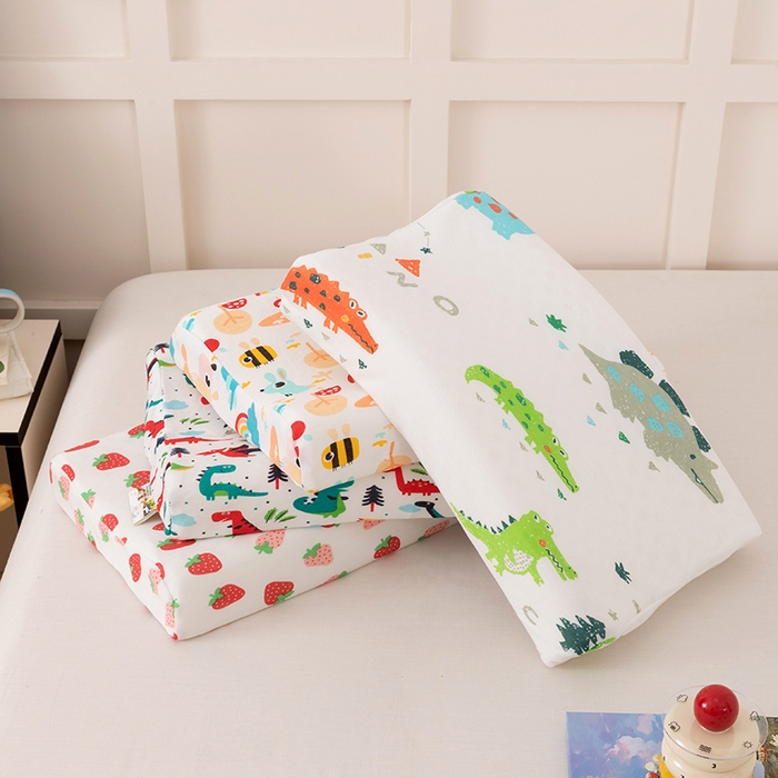 91家纺网 家纺一手货源 找家纺 七夜居 2026新款开学季儿童纯棉记忆棉枕芯全棉可拆洗学生宿舍枕头幼儿园宝宝枕 枕头枕芯 组合图仅供展示不可下单