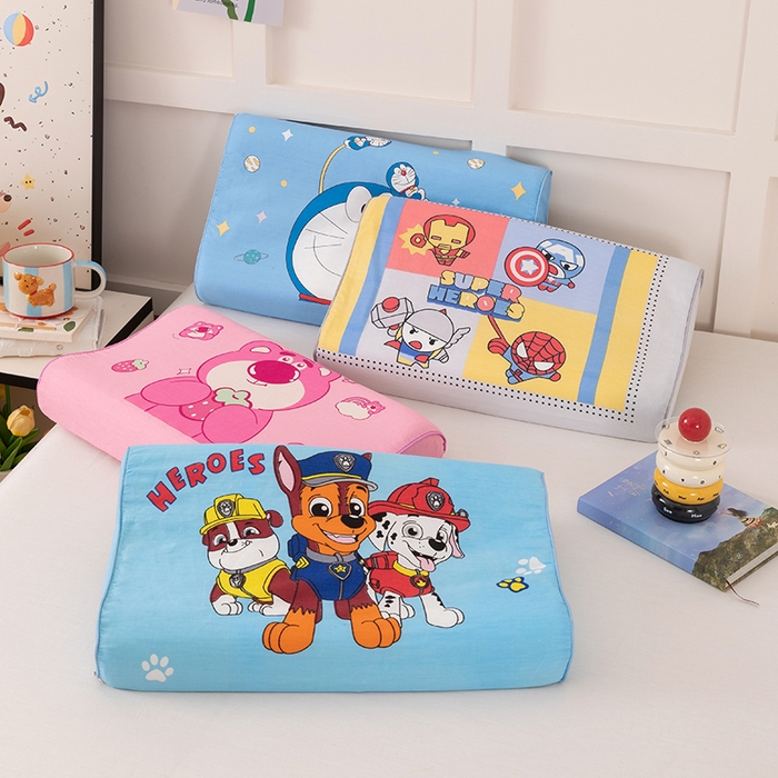 91家纺网 家纺一手货源 找家纺 七夜居 2026新款开学季儿童纯棉记忆棉枕芯全棉可拆洗学生宿舍枕头幼儿园宝宝枕 枕头枕芯 组合图仅供展示不可下单