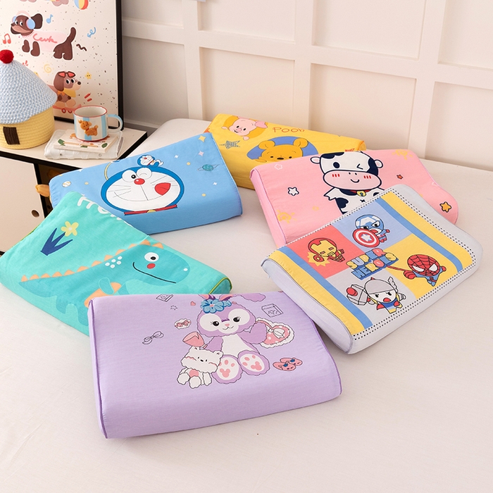 91家纺网 家纺一手货源 找家纺 七夜居 2026新款开学季儿童纯棉记忆棉枕芯全棉可拆洗学生宿舍枕头幼儿园宝宝枕 枕头枕芯 组合图仅供展示不可下单