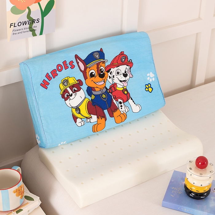 91家纺网 家纺一手货源 找家纺 七夜居 2026新款开学季儿童纯棉记忆棉枕芯全棉可拆洗学生宿舍枕头幼儿园宝宝枕 枕头枕芯 汪汪队