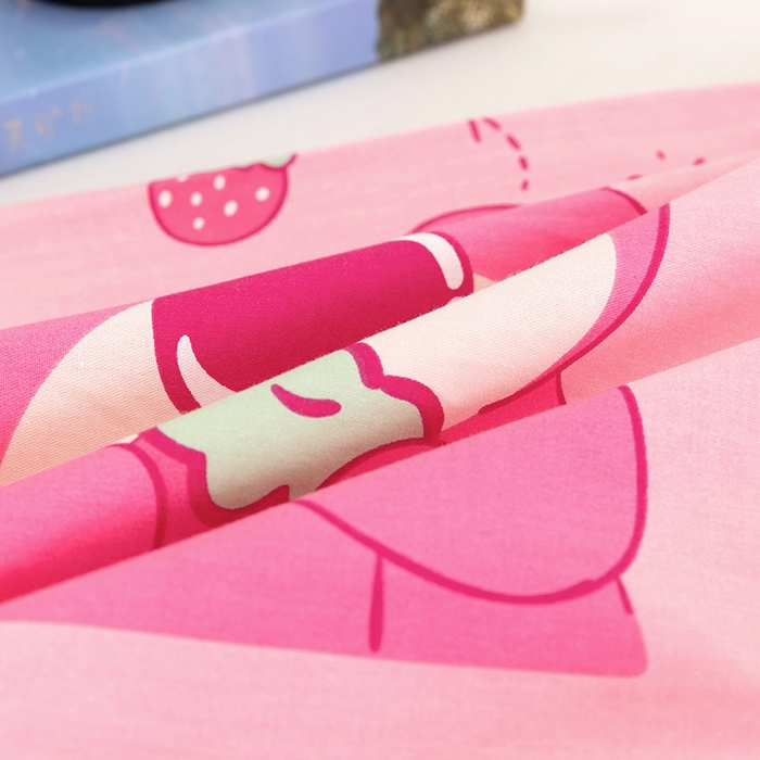 91家纺网 家纺一手货源 找家纺 七夜居 2026新款开学季儿童纯棉记忆棉枕芯全棉可拆洗学生宿舍枕头幼儿园宝宝枕 枕头枕芯 可爱草莓熊