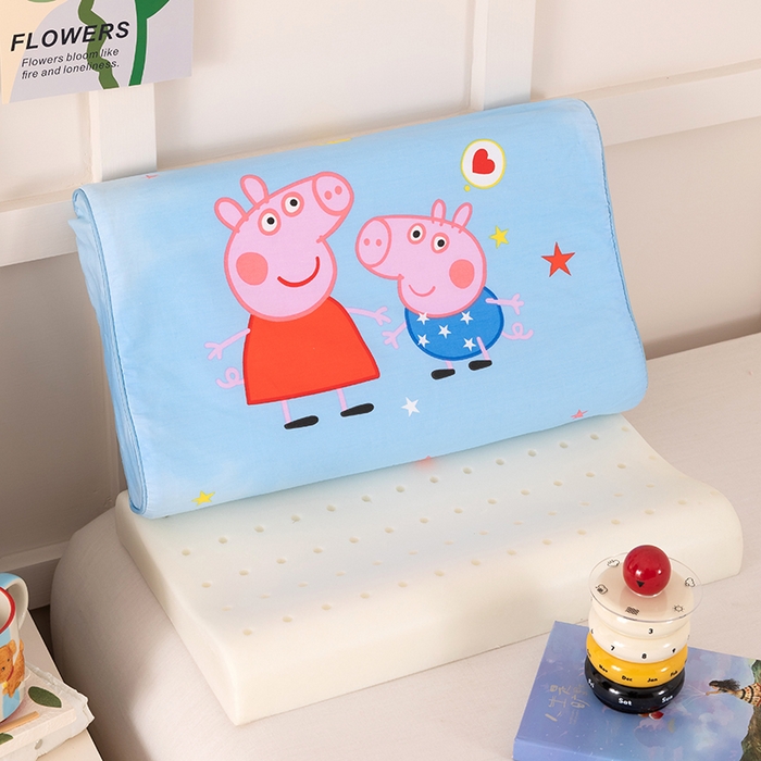 91家纺网 家纺一手货源 找家纺 七夜居 2026新款开学季儿童纯棉记忆棉枕芯全棉可拆洗学生宿舍枕头幼儿园宝宝枕 枕头枕芯 小猪佩奇