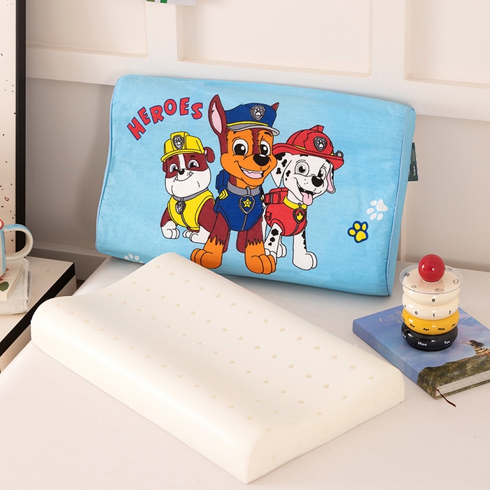 91家纺网 家纺一手货源 找家纺 七夜居 2026新款开学季儿童纯棉记忆棉枕芯全棉可拆洗学生宿舍枕头幼儿园宝宝枕 枕头枕芯 汪汪队