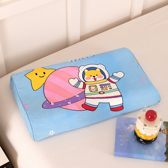 91家纺网 家纺一手货源 找家纺 七夜居 2026新款开学季儿童纯棉记忆棉枕芯全棉可拆洗学生宿舍枕头幼儿园宝宝枕 枕头枕芯 星空熊