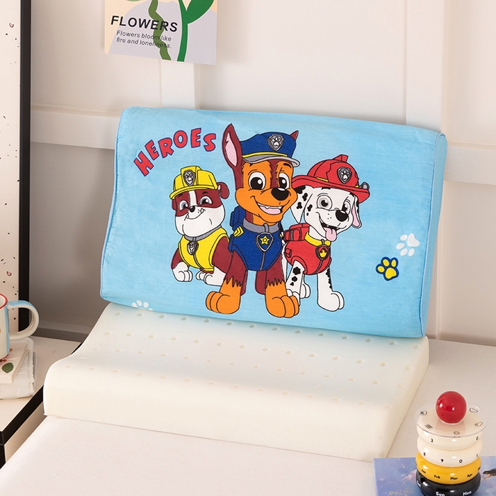 91家纺网 家纺一手货源 找家纺 七夜居 2026新款开学季儿童纯棉记忆棉枕芯全棉可拆洗学生宿舍枕头幼儿园宝宝枕 枕头枕芯 汪汪队