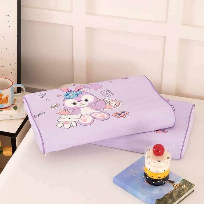 91家纺网 家纺一手货源 找家纺 七夜居 2026新款开学季儿童纯棉记忆棉枕芯全棉可拆洗学生宿舍枕头幼儿园宝宝枕 枕头枕芯 星黛露