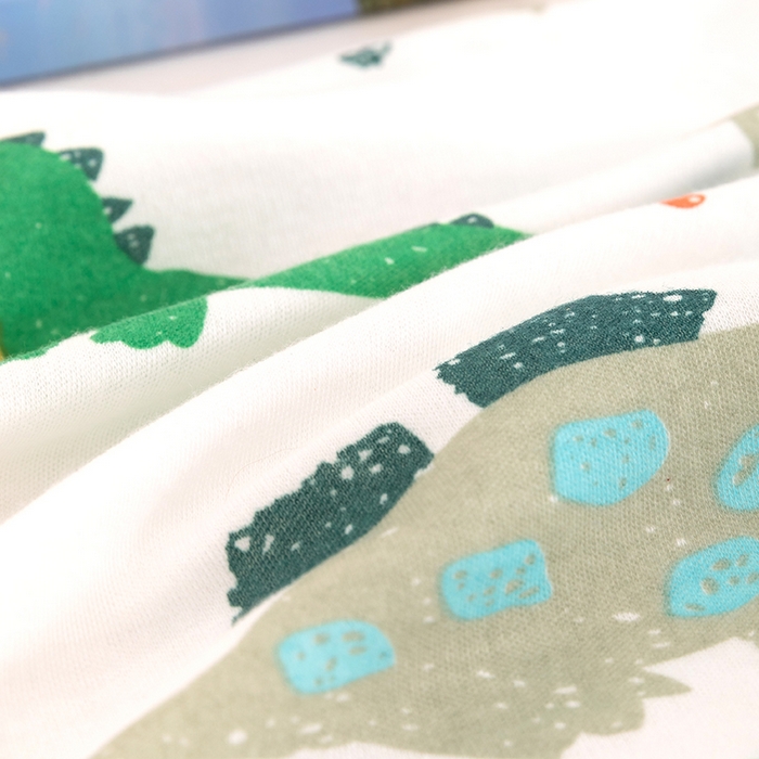 91家纺网 家纺一手货源 找家纺 七夜居 2026新款开学季儿童纯棉记忆棉枕芯全棉可拆洗学生宿舍枕头幼儿园宝宝枕 枕头枕芯 恐龙派对