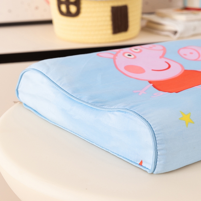 91家纺网 家纺一手货源 找家纺 七夜居 2026新款开学季儿童纯棉记忆棉枕芯全棉可拆洗学生宿舍枕头幼儿园宝宝枕 枕头枕芯 小猪佩奇