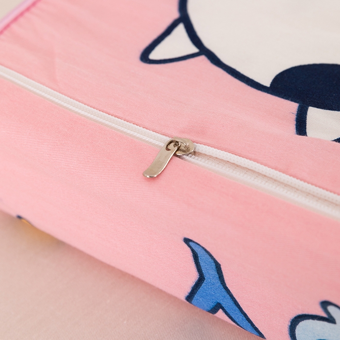 91家纺网 家纺一手货源 找家纺 七夜居 2026新款开学季儿童纯棉记忆棉枕芯全棉可拆洗学生宿舍枕头幼儿园宝宝枕 枕头枕芯 萌趣奶牛