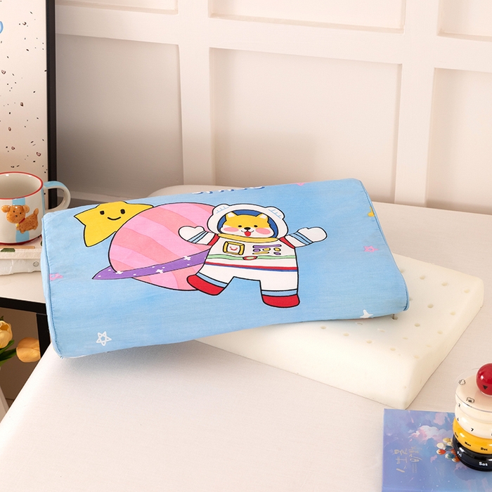 91家纺网 家纺一手货源 找家纺 七夜居 2026新款开学季儿童纯棉记忆棉枕芯全棉可拆洗学生宿舍枕头幼儿园宝宝枕 枕头枕芯 星空熊