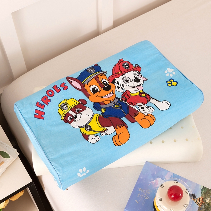 91家纺网 家纺一手货源 找家纺 七夜居 2026新款开学季儿童纯棉记忆棉枕芯全棉可拆洗学生宿舍枕头幼儿园宝宝枕 枕头枕芯 汪汪队