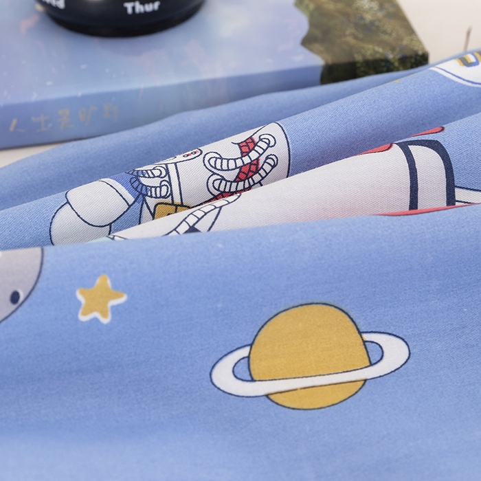 91家纺网 家纺一手货源 找家纺 七夜居 2026新款开学季儿童纯棉记忆棉枕芯全棉可拆洗学生宿舍枕头幼儿园宝宝枕 枕头枕芯 太空人