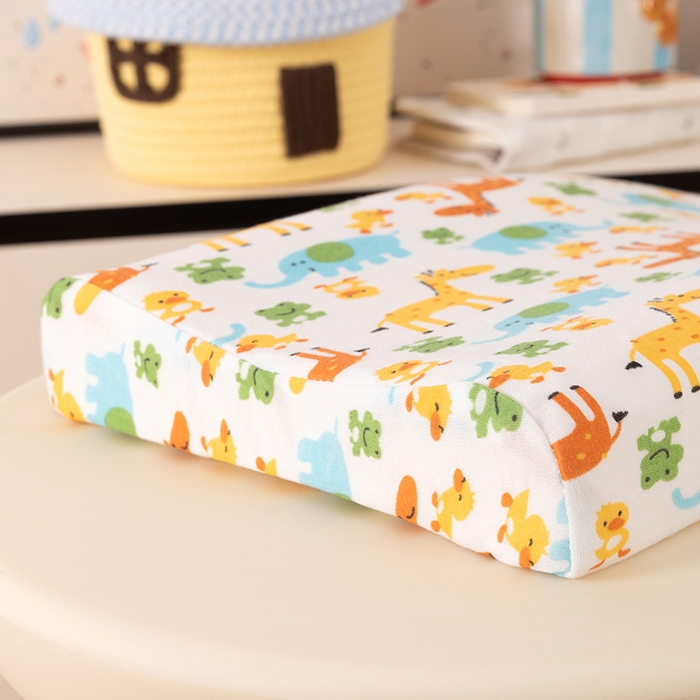 91家纺网 家纺一手货源 找家纺 七夜居 2026新款开学季儿童纯棉记忆棉枕芯全棉可拆洗学生宿舍枕头幼儿园宝宝枕 枕头枕芯 动物世界