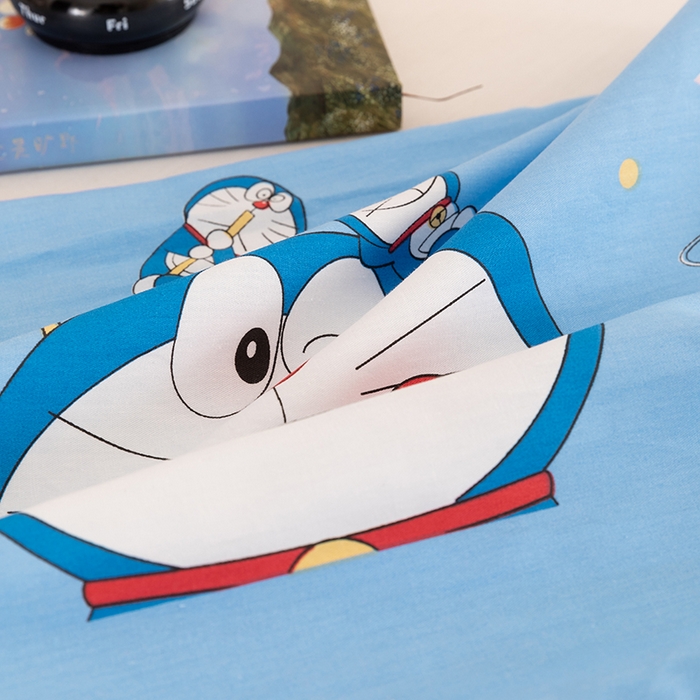 91家纺网 家纺一手货源 找家纺 七夜居 2026新款开学季儿童纯棉记忆棉枕芯全棉可拆洗学生宿舍枕头幼儿园宝宝枕 枕头枕芯 哆啦A梦