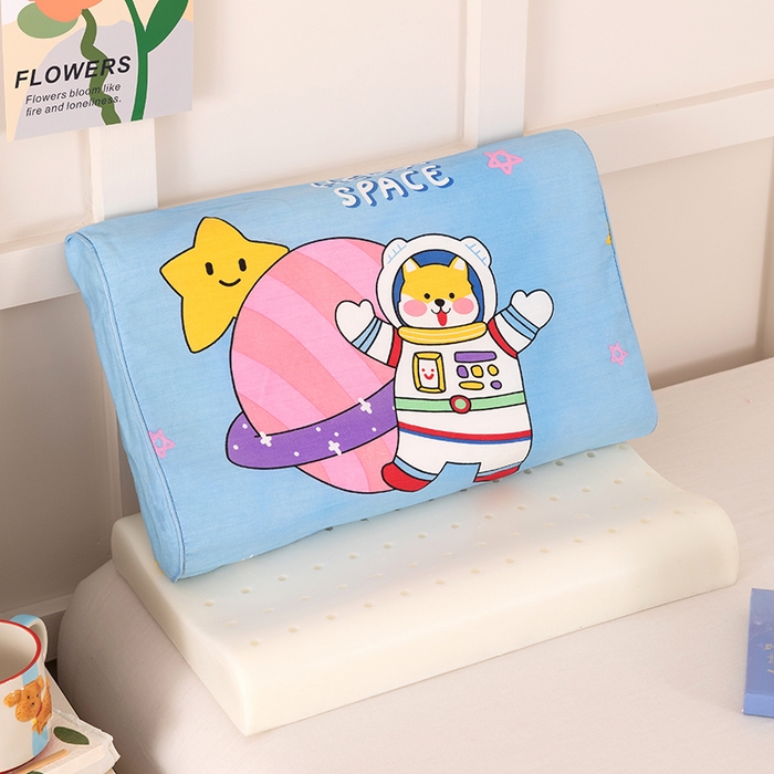 91家纺网 家纺一手货源 找家纺 七夜居 2026新款开学季儿童纯棉记忆棉枕芯全棉可拆洗学生宿舍枕头幼儿园宝宝枕 枕头枕芯 星空熊